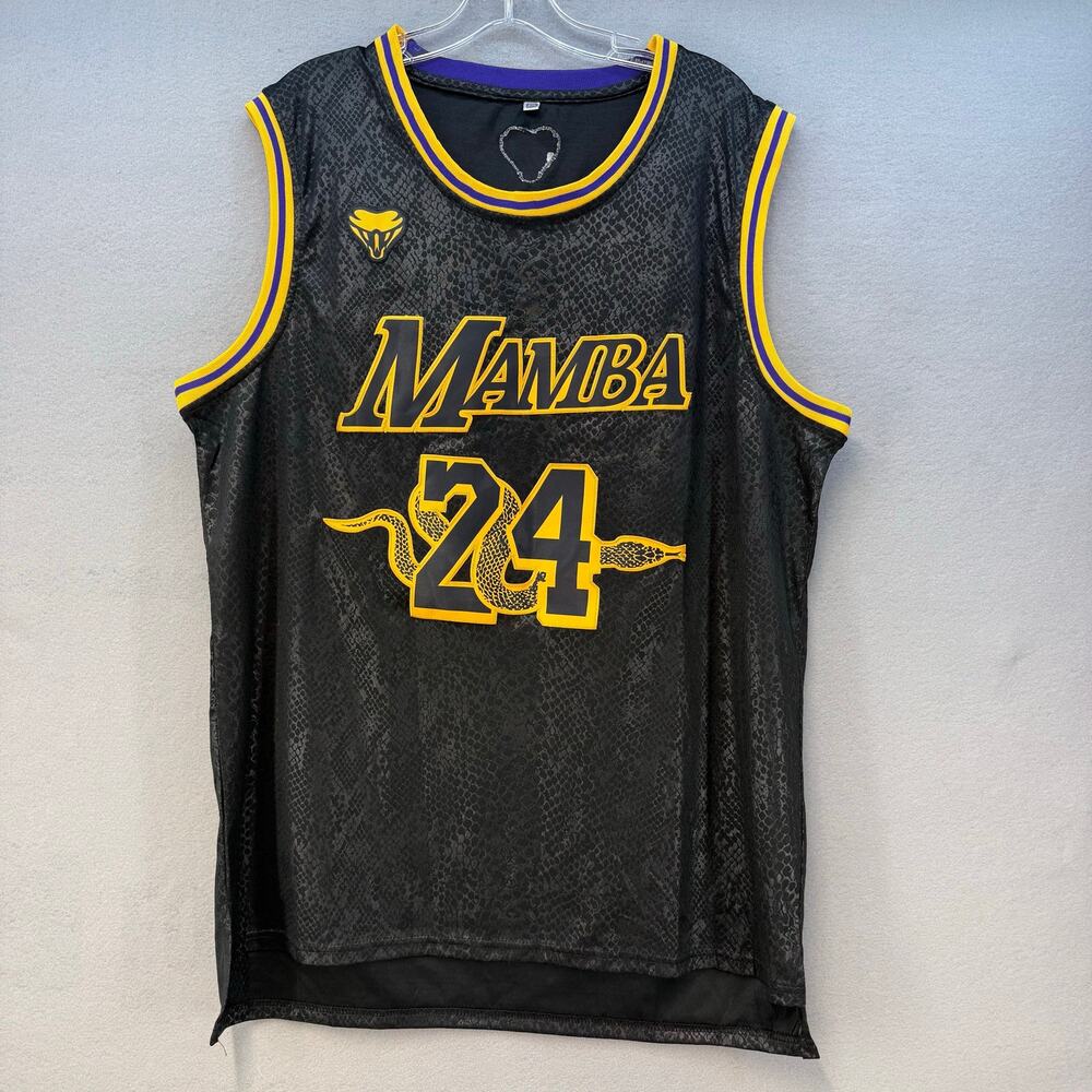 Black Mamba Kobe Bryant Basketball Jersey Men's L